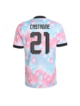Muži Futbalové oblečenie Belgicko Timothy Castagne #21 MS 2026 Krátky Rukáv - Preč